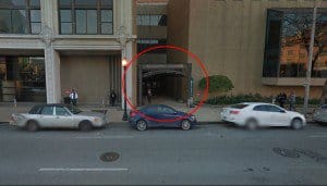 Part 1. b2 - The entrace to El Centro taken by SUV gunman